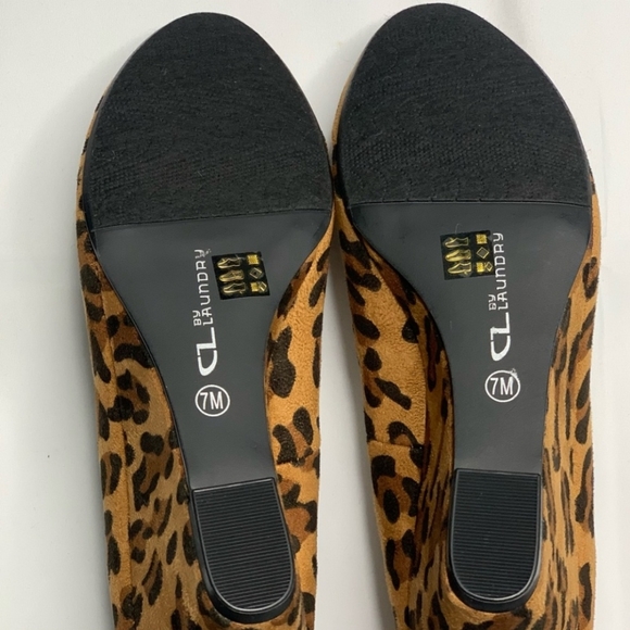 Cl By Laundry Nima Leopard Concealed Wedge Round Toe - Picture 8 of 12